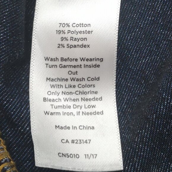 Talbots Flawless Ladies Size 20W Medium Wash Slim Ankle Blue Jeans - Picture 4 of 13